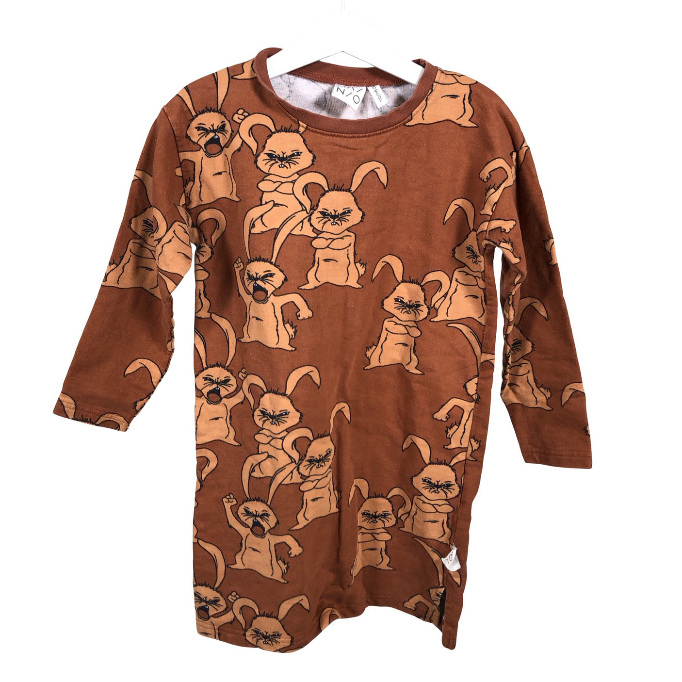 Unisex Mainio - Dressikangast kleit, suurus 110 - 116 - Pruun (1)