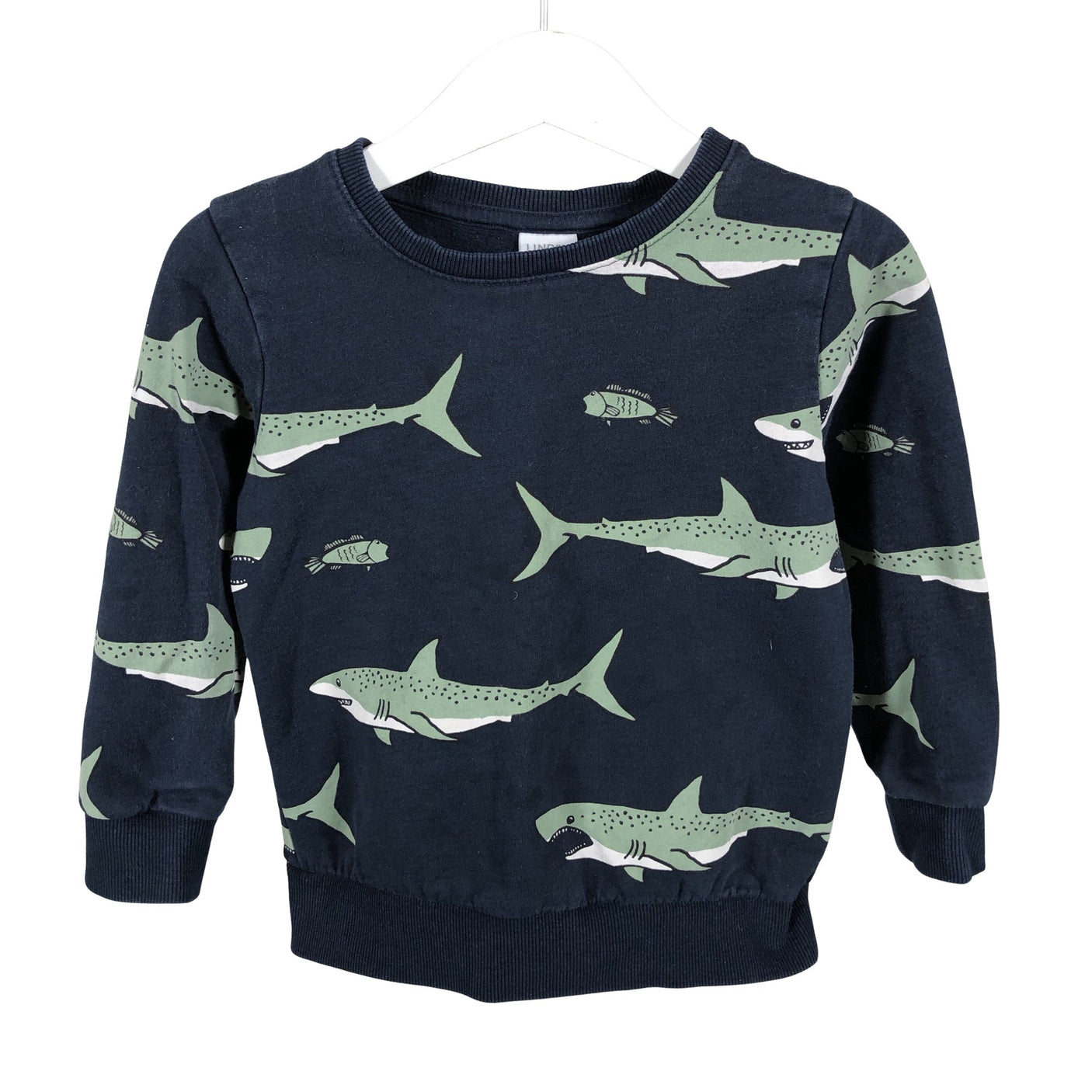 Unisex Lindex - Dressikangast pluus, suurus 98 - 104 - Sinine (1)