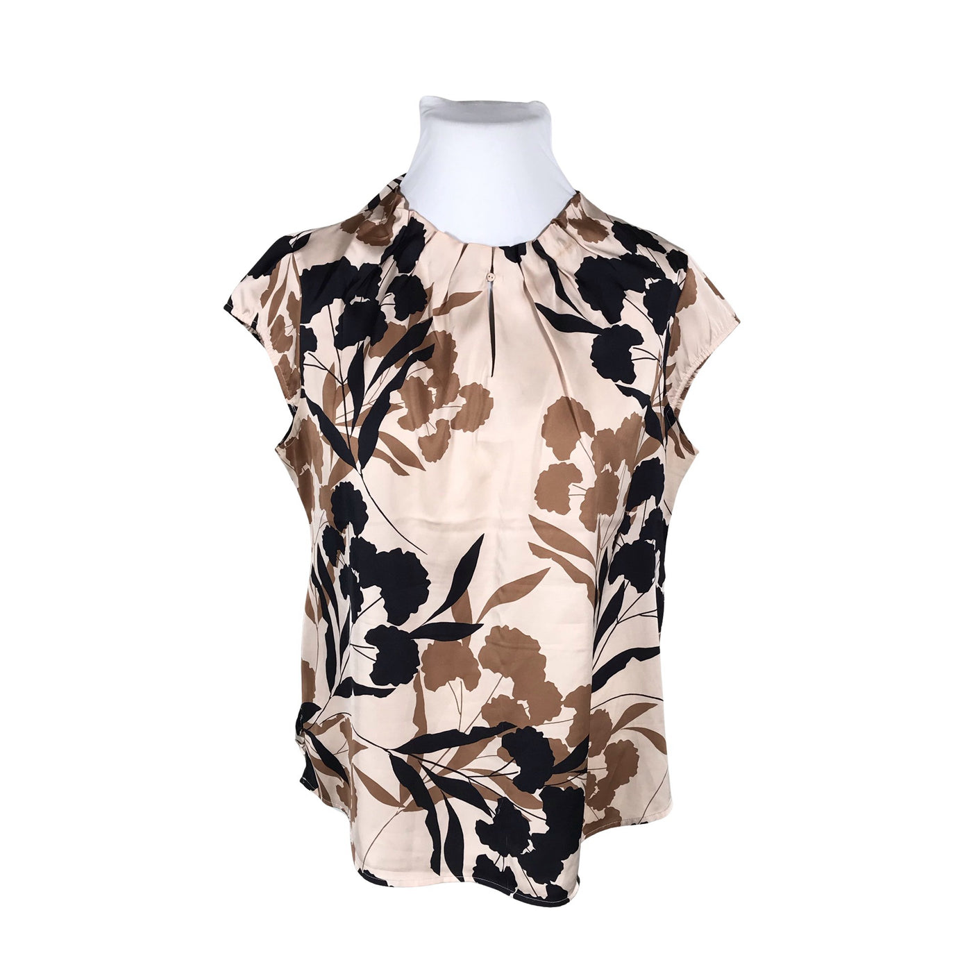 Unisex Comma - Lühikeste käistega pluus, suurus 44 - Heleroosa (1)