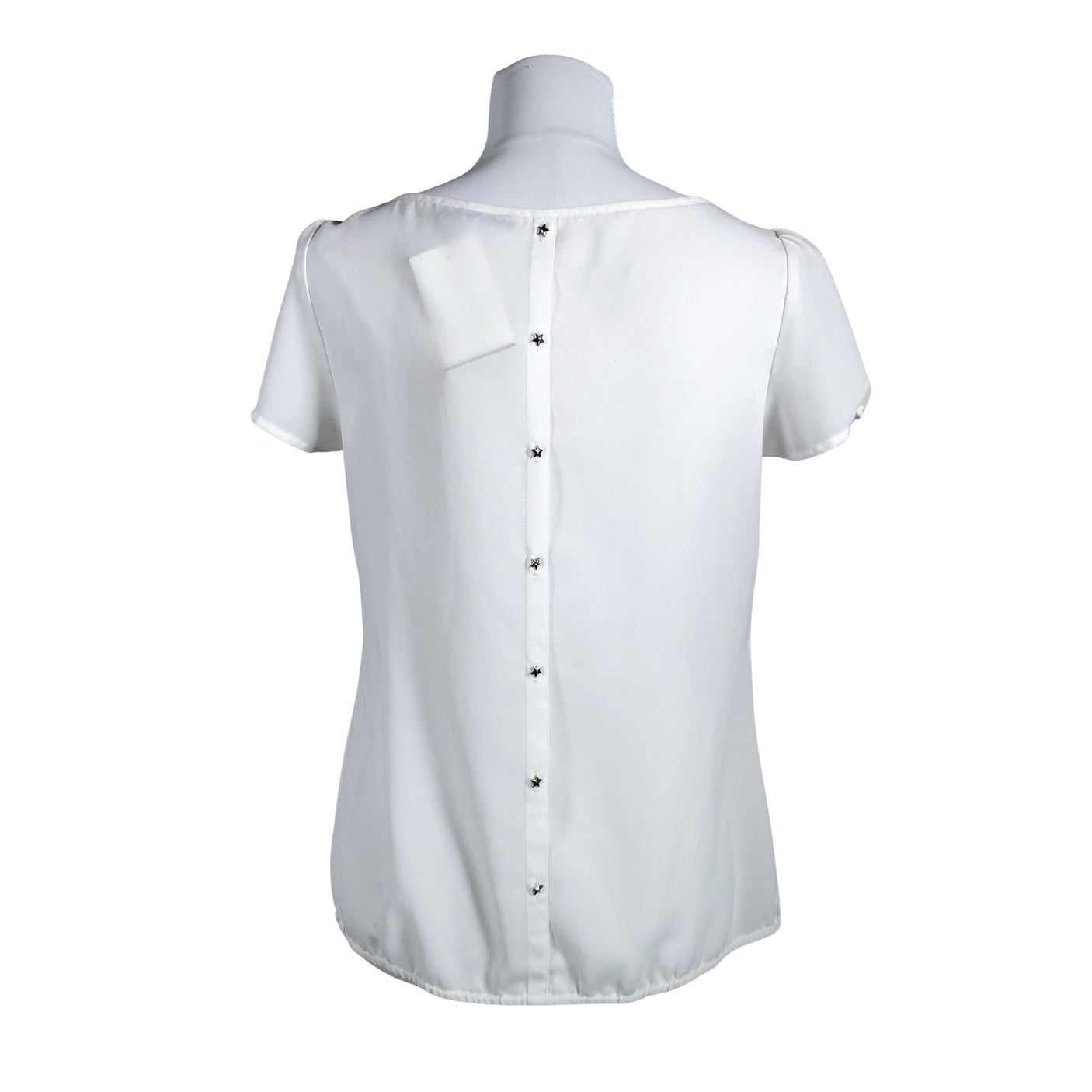 Unisex Mexx - Lühikeste käistega pluus, suurus 36 - Valge (2)