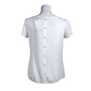 Unisex Mexx - Lühikeste käistega pluus, suurus 36 - Valge (2)