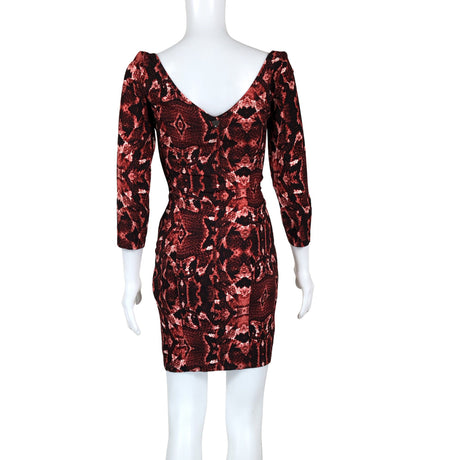 Unisex Guess - Õhuke kleit, suurus 32 - Veinipunane (2)