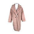 Unisex Quiz - Kunstkarusnahast mantel, suurus 44 - Heleroosa ()