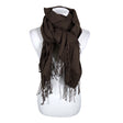 Unisex Solid - Õhuke sall, suurus Maxi - Pruun ()