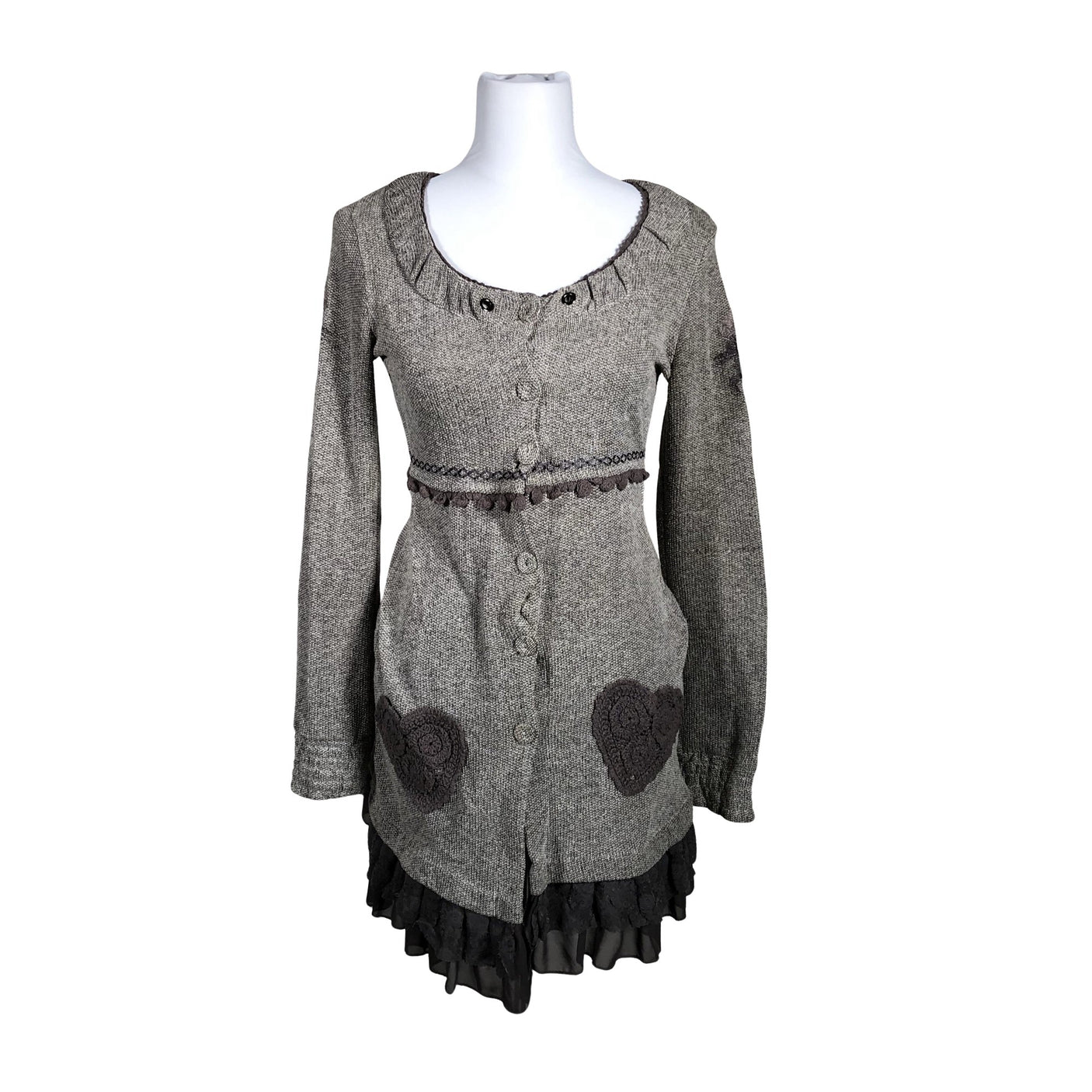 Unisex Cream - Kardigan, suurus 36 - Hall (1)