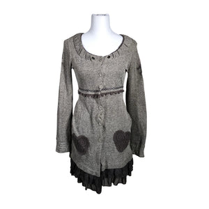 Unisex Cream - Kardigan, suurus 36 - Hall (1)