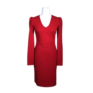 Unisex Morgan - Trikotaažist kleit, suurus 34 - Punane (1)
