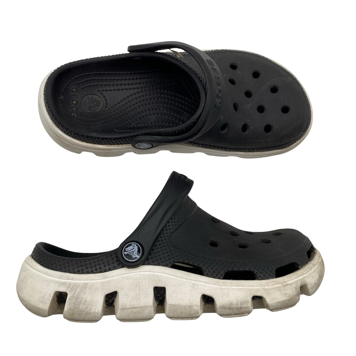 Unisex Crocs - Lahtise kannaga jalanõud, suurus 38 - Must (1)