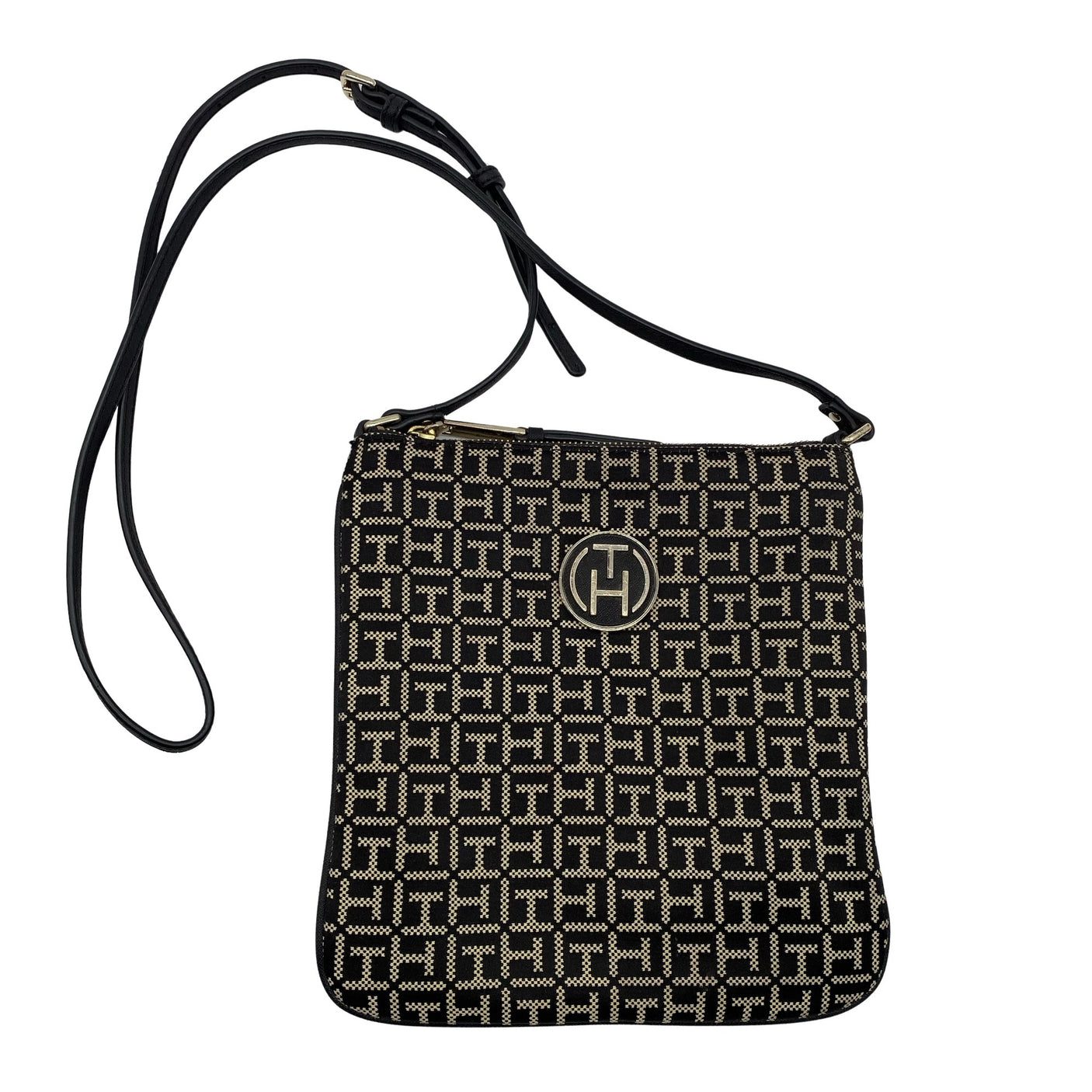 Unisex Tommy Hilfiger - Õlakott, suurus Midi - Must (1)