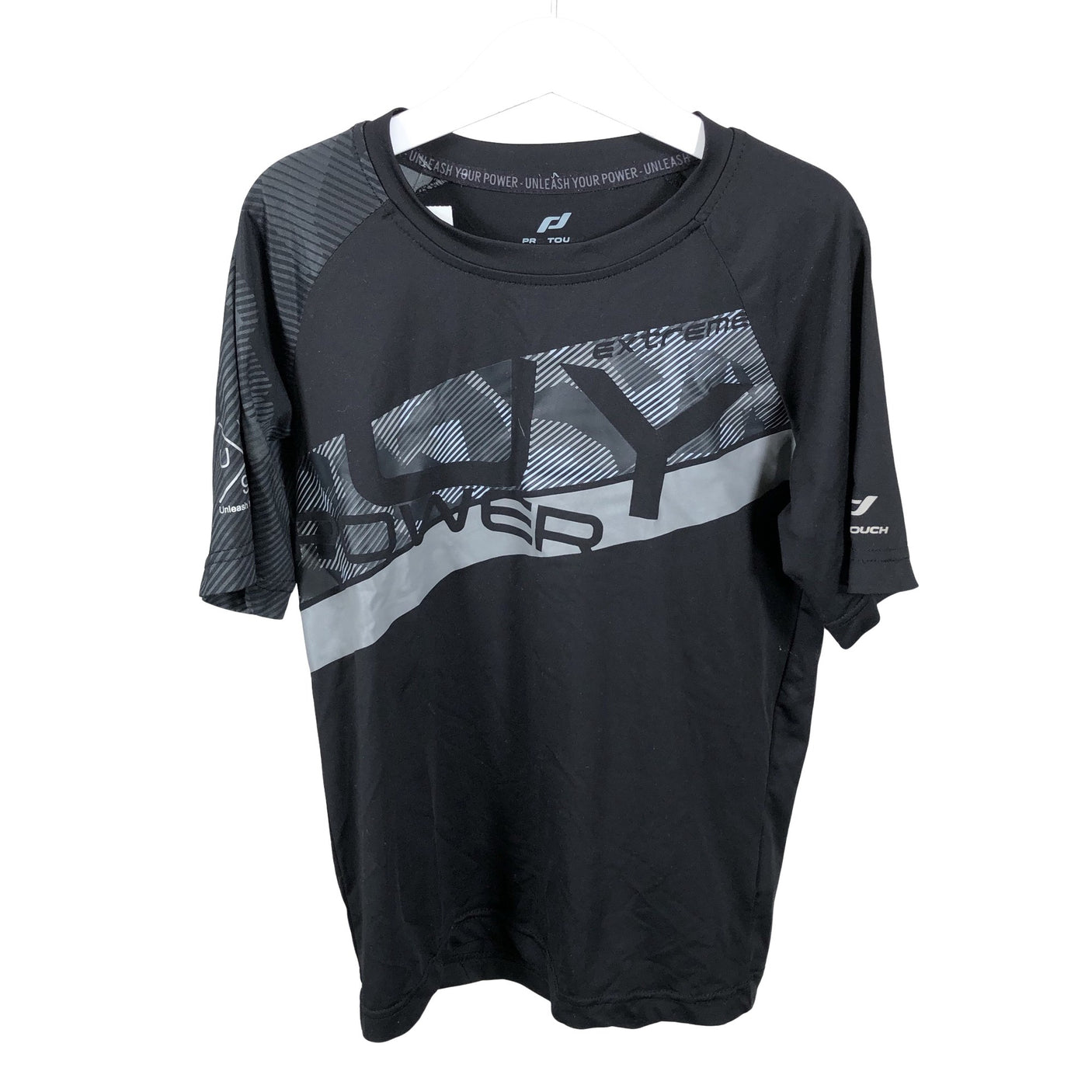 Unisex Pro Touch - Spordisärk, pikad käised, suurus 134 - 140 - Must (1)