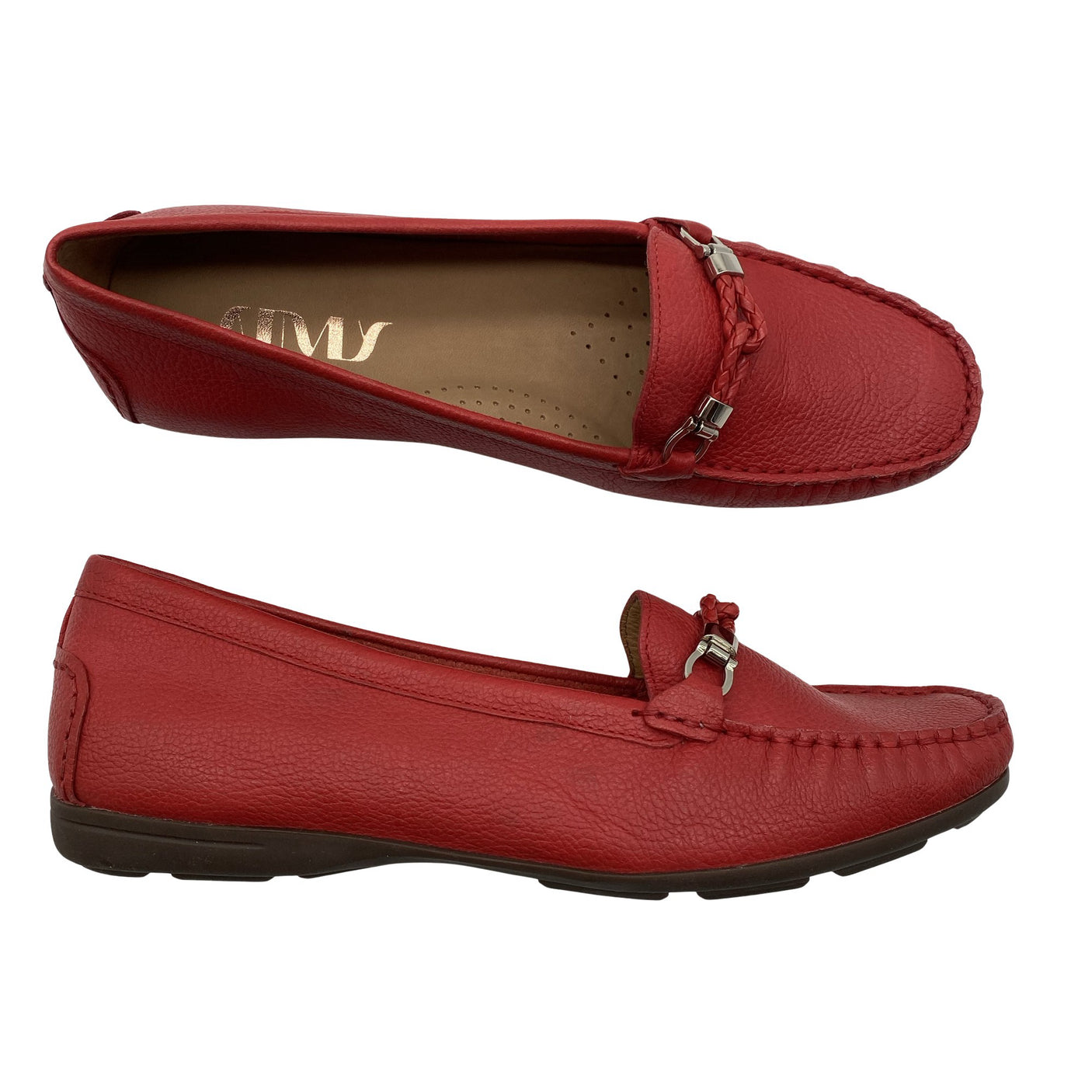 Unisex Aimy - Mokassiinid, suurus 41 - Punane (1)