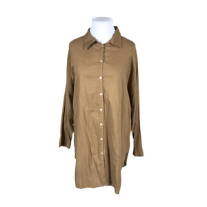 Unisex Lindex - Mitteveniv tuunika, suurus 54 - Pruun (1)