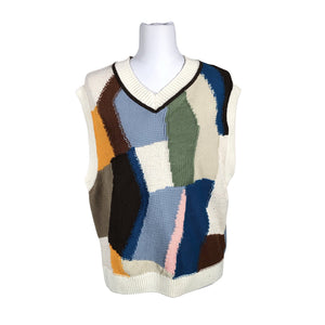 Unisex Gant - Kootud vest, suurus 38 - Looduslik valge (1)