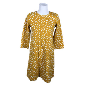 Unisex Nanso - Trikotaažist kleit, suurus 36 - Kollane (1)