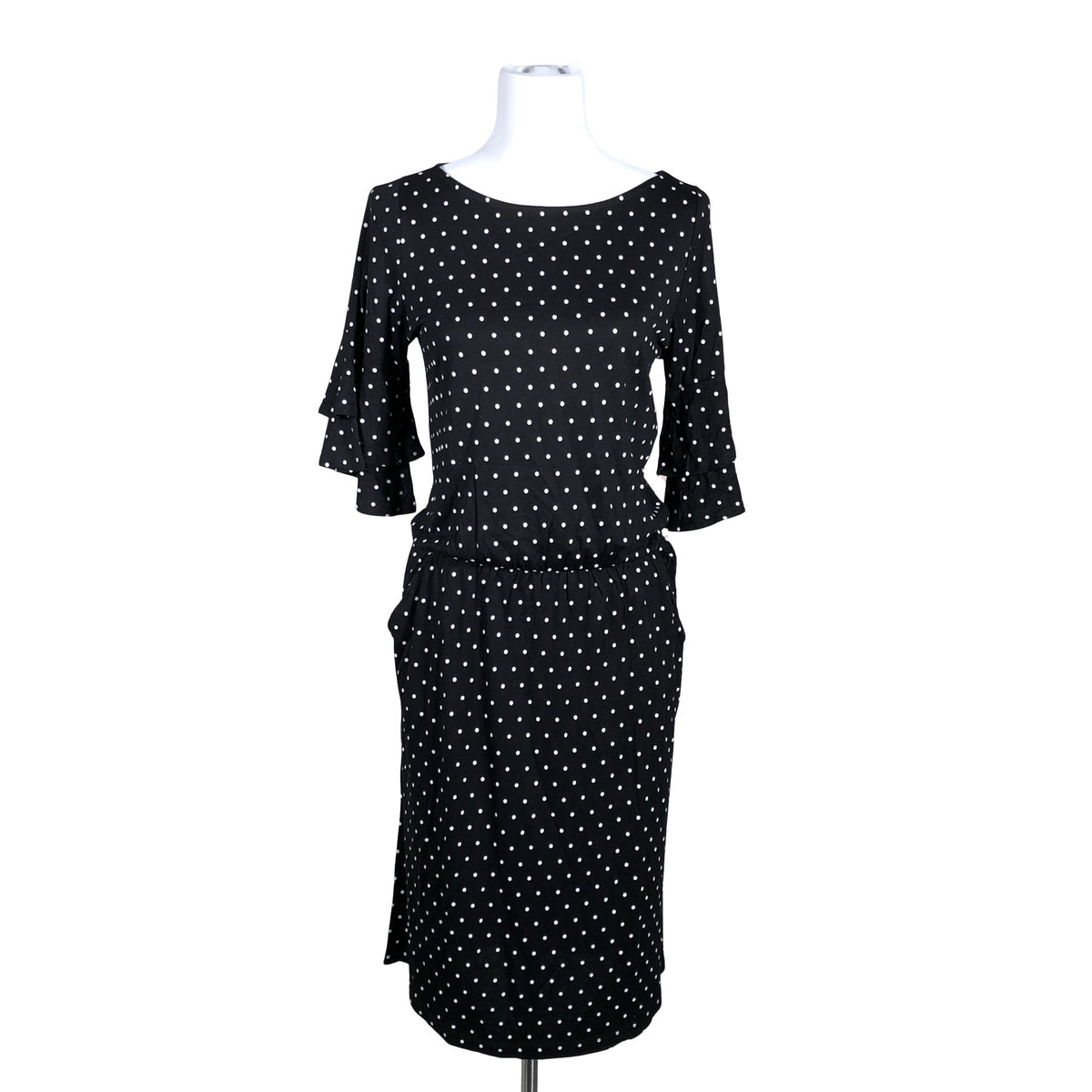 Unisex me&i - Trikotaažist kleit, suurus 34 - Must (1)