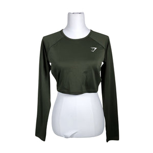 Unisex Gymshark - Spordisärk, pikad käised, suurus 38 - Roheline (1)