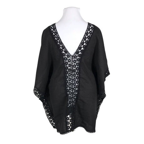 Unisex Bohemiana - Mitteveniv tuunika, suurus 46 - Must (2)