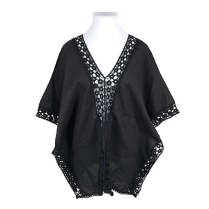 Unisex Bohemiana - Mitteveniv tuunika, suurus 46 - Must (1)