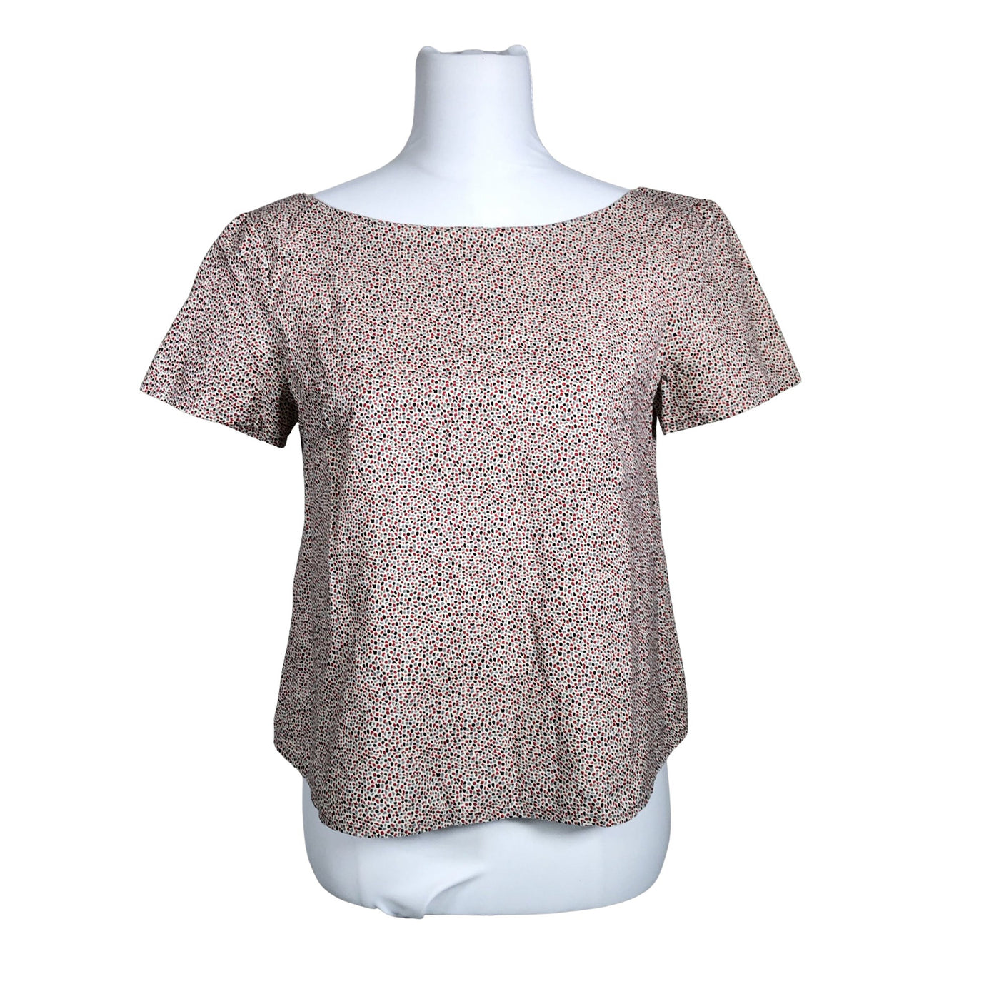 Unisex Handmade - Lühikeste käistega pluus, suurus 38 - Looduslik valge (1)