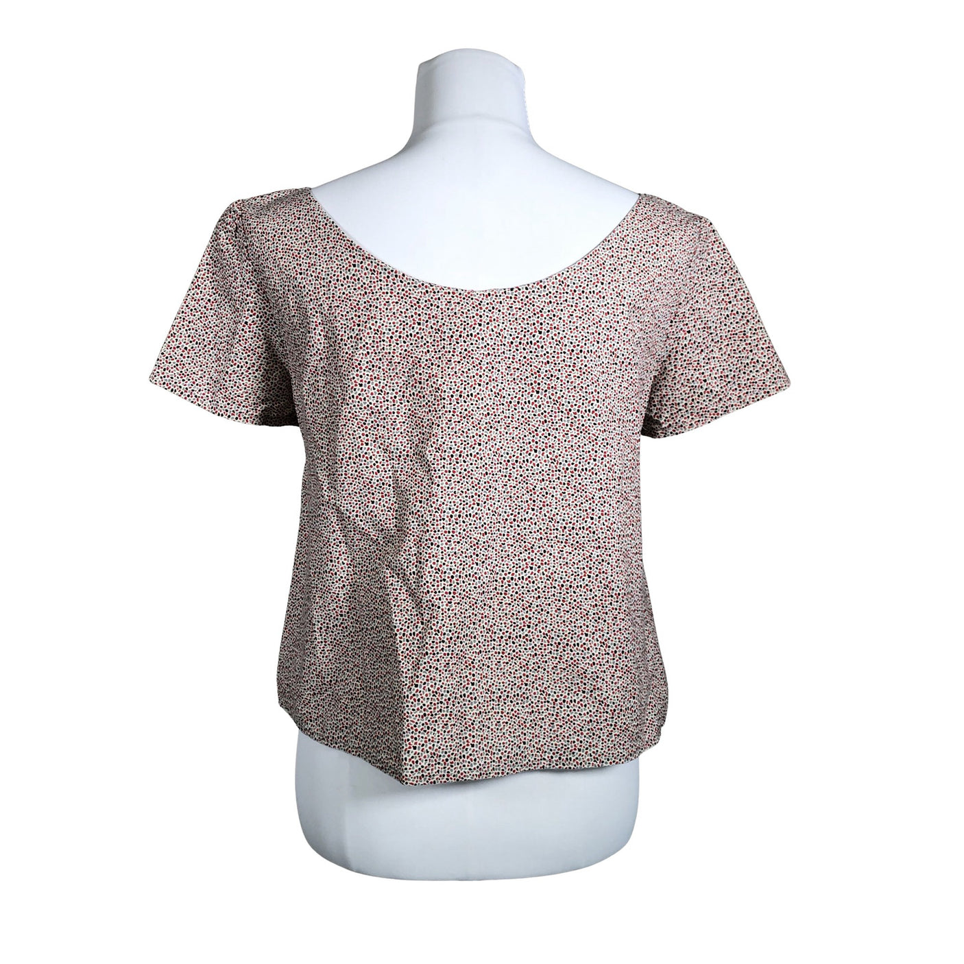 Unisex Handmade - Lühikeste käistega pluus, suurus 38 - Looduslik valge (2)
