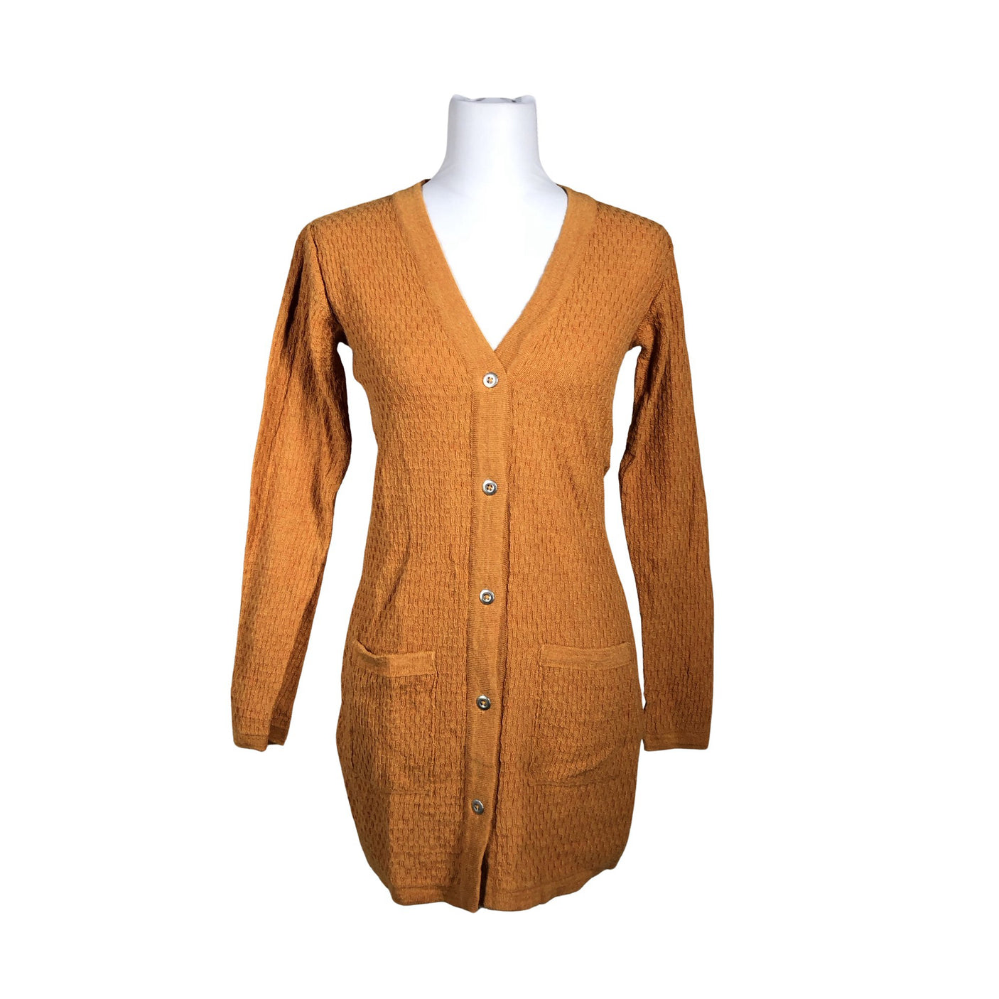 Unisex Alpa - Kardigan, suurus 36 - Oranž (1)
