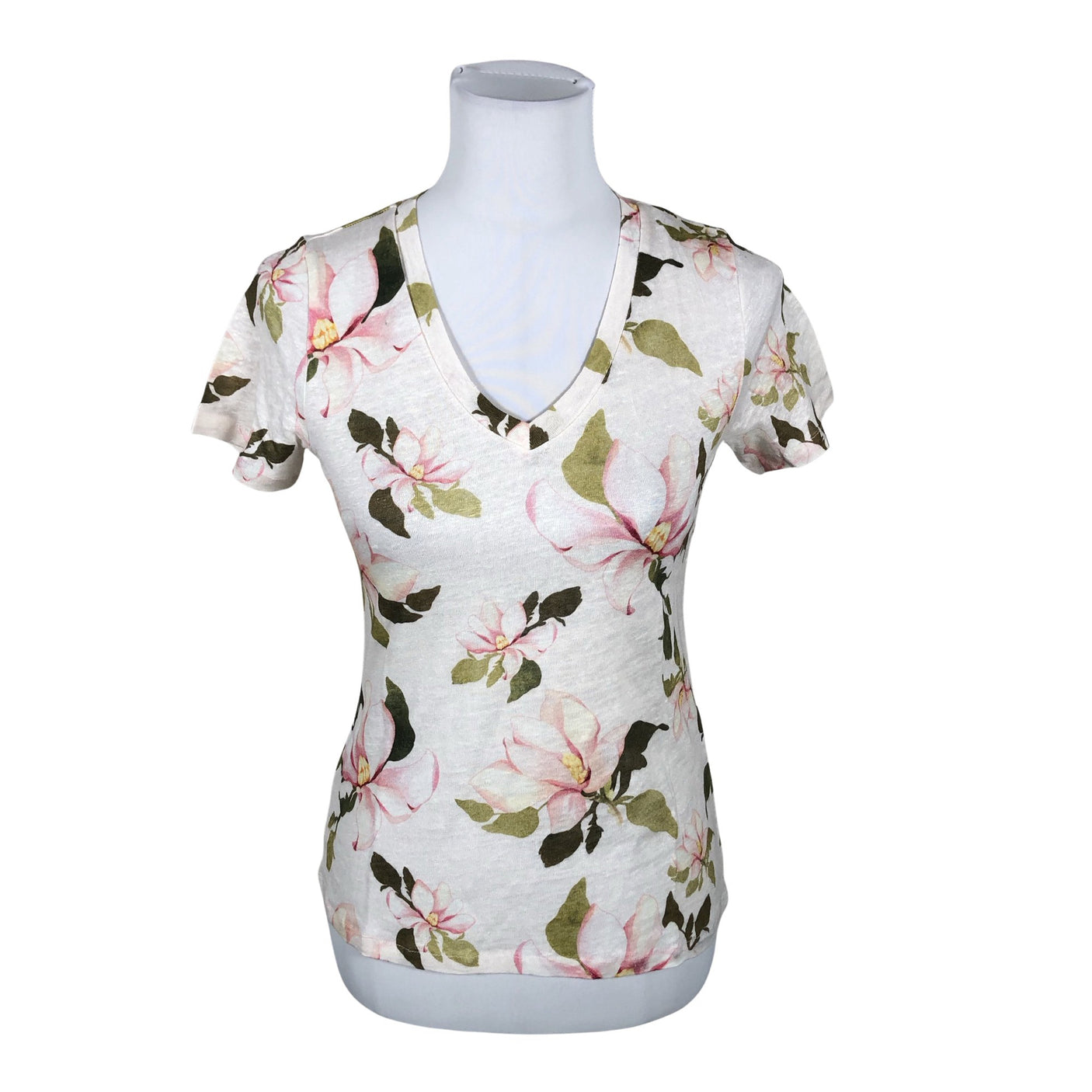 Unisex Stenströms - T-särk, suurus 34 - Looduslik valge (1)