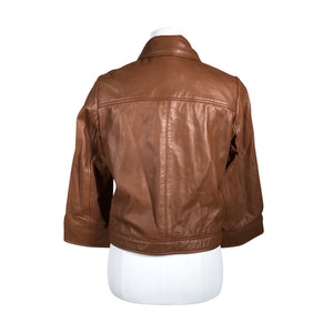 Unisex Part two - Nahktagi, suurus 34 - Pruun (2)