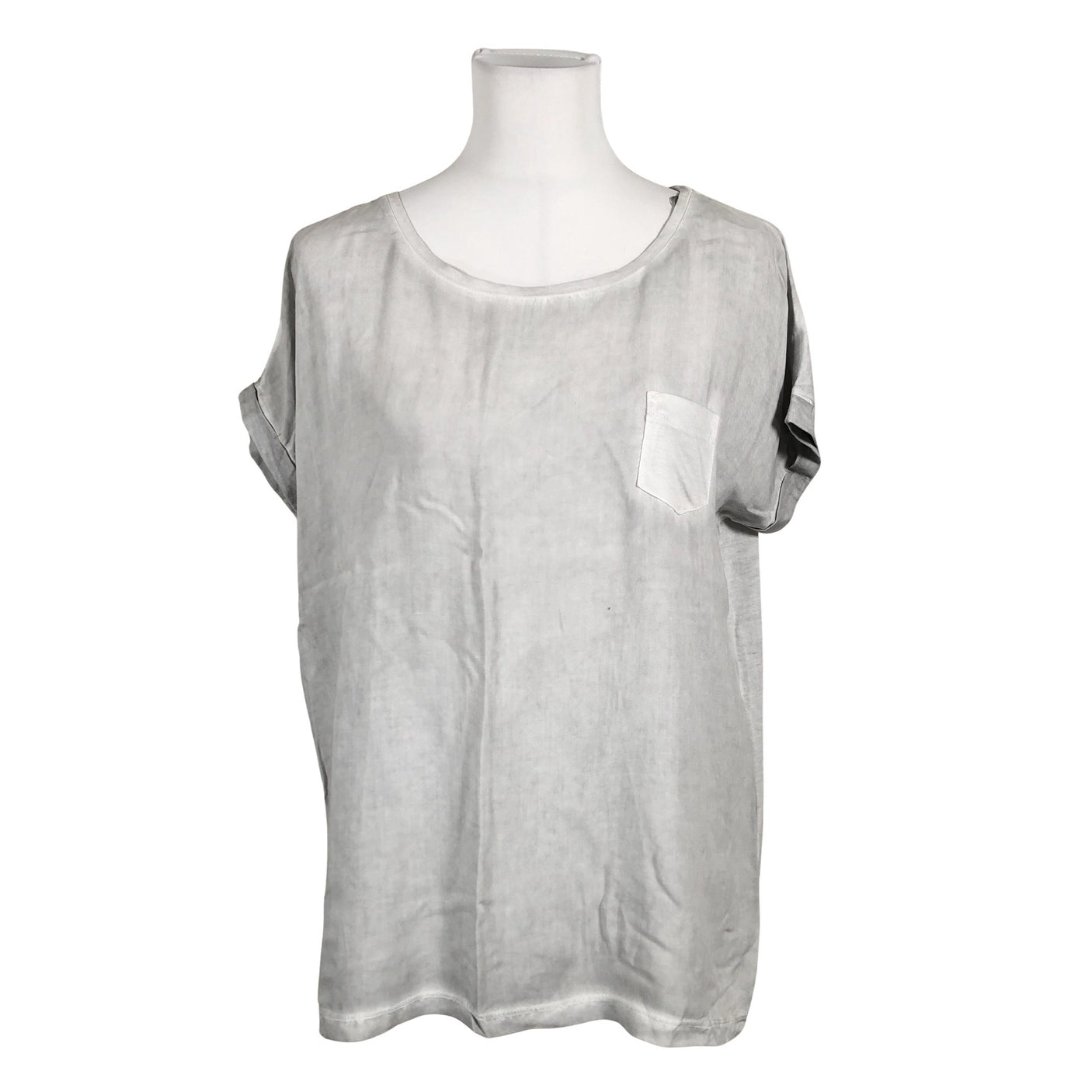 Unisex Esprit - Lühikeste käistega pluus, suurus 40 - Hall (1)