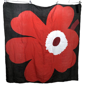 Unisex Marimekko - Õhuke sall, suurus Maxi - Must (2)