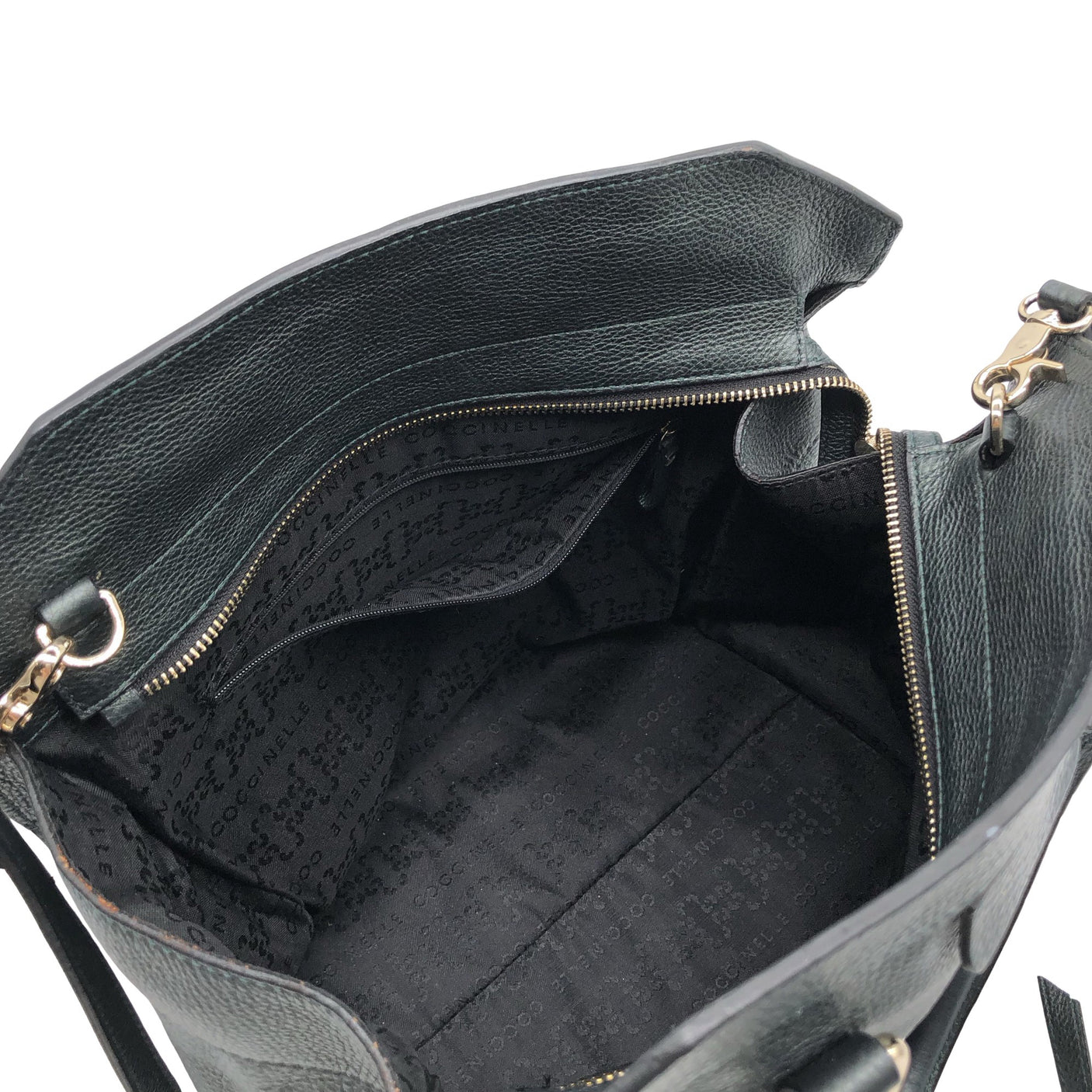 Unisex Coccinelle - Käekott, suurus Maxi - Roheline (3)