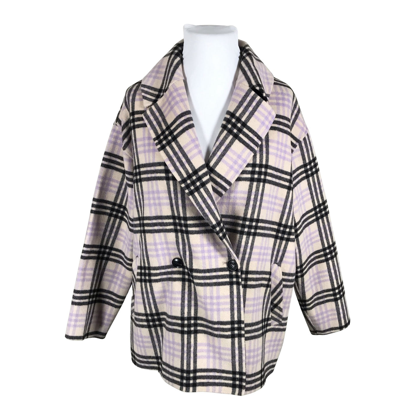 Unisex Nanso - Villane mantel, suurus 44 - Beige (1)