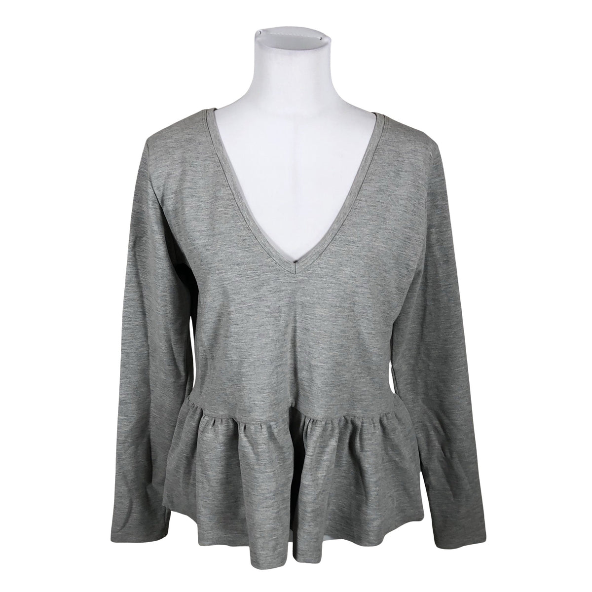 Unisex Gestuz - Trikotaažist pluus, suurus 40 - Hall (1)