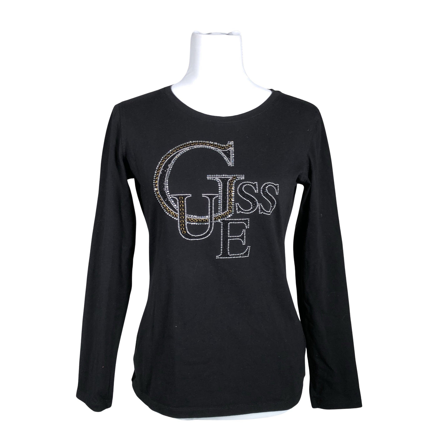 Unisex Guess - Trikotaažist pluus, suurus 38 - Must (1)