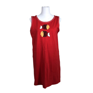 Unisex Nanso - Trikotaažist kleit, suurus 38 - Punane (1)