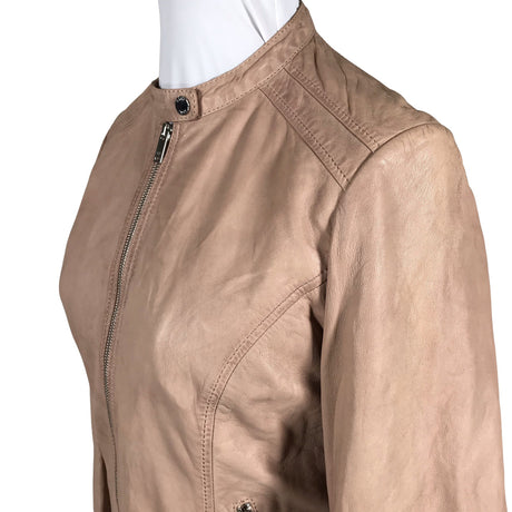 Unisex Saki - Nahktagi, suurus 44 - Heleroosa (2)