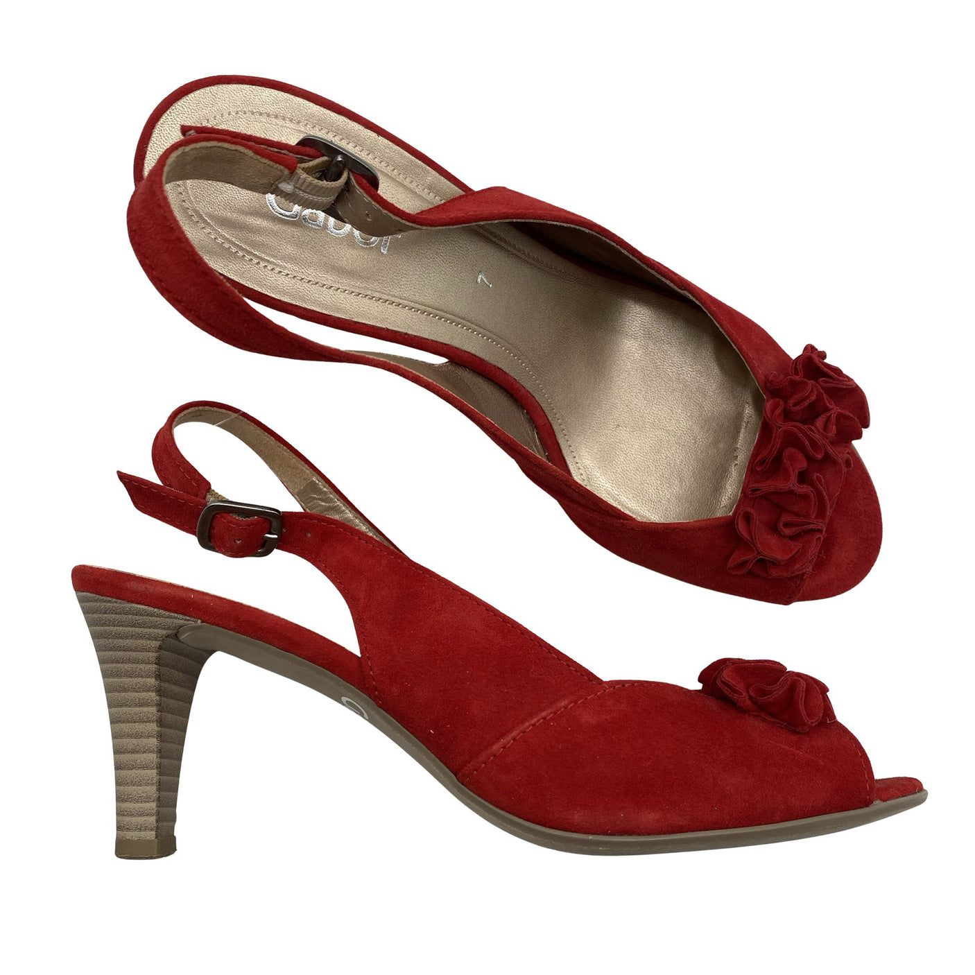 Unisex Gabor - Kontsakingad, suurus 40 - Punane (1)