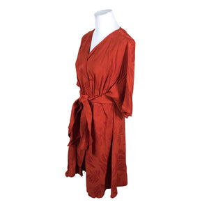 Unisex Lili Marleena - Hommikumantel, suurus 40 - Punane (3)