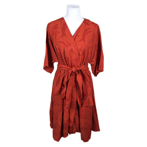 Unisex Lili Marleena - Hommikumantel, suurus 40 - Punane (1)