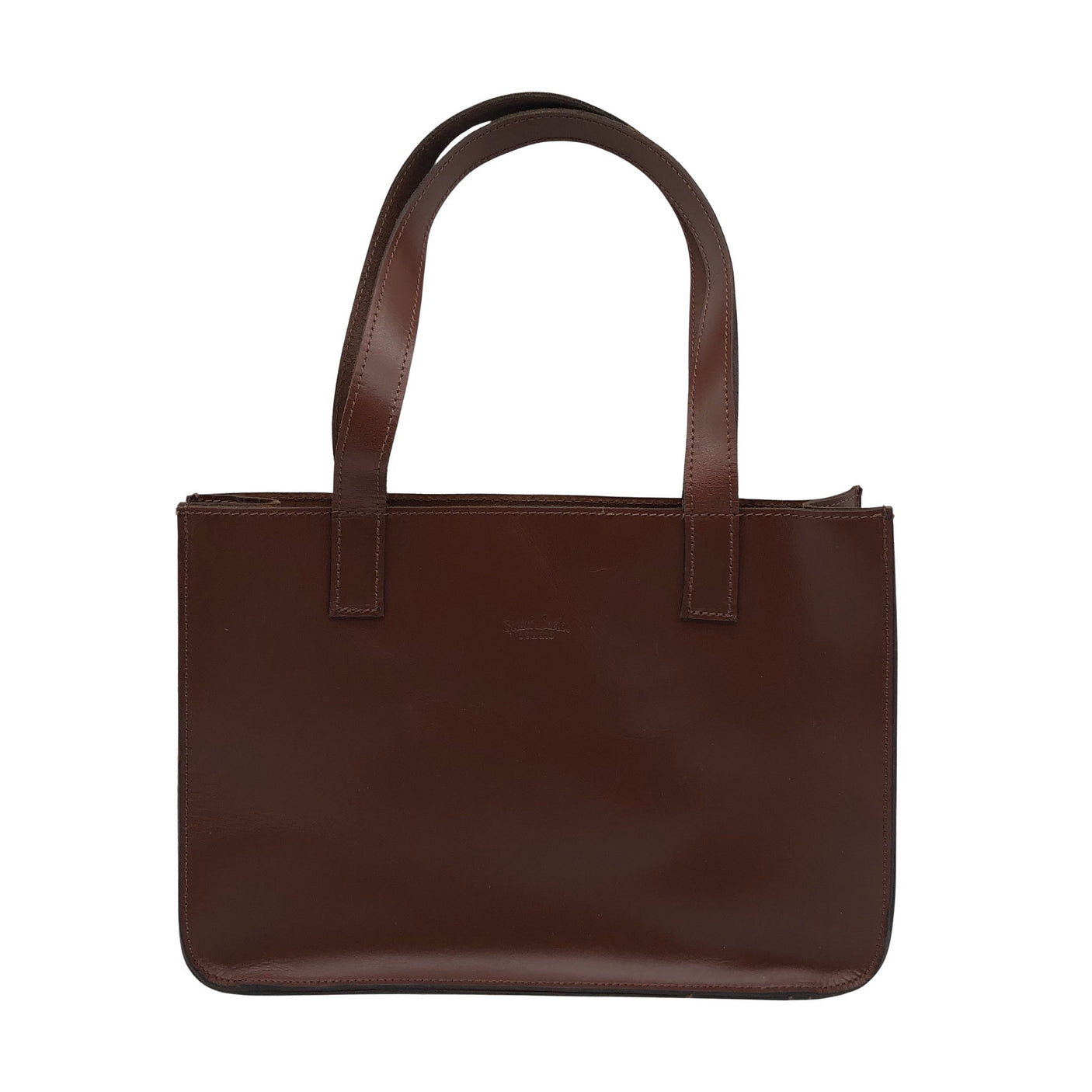 Unisex Gusti Leder - Käekott, suurus Midi - Pruun (1)
