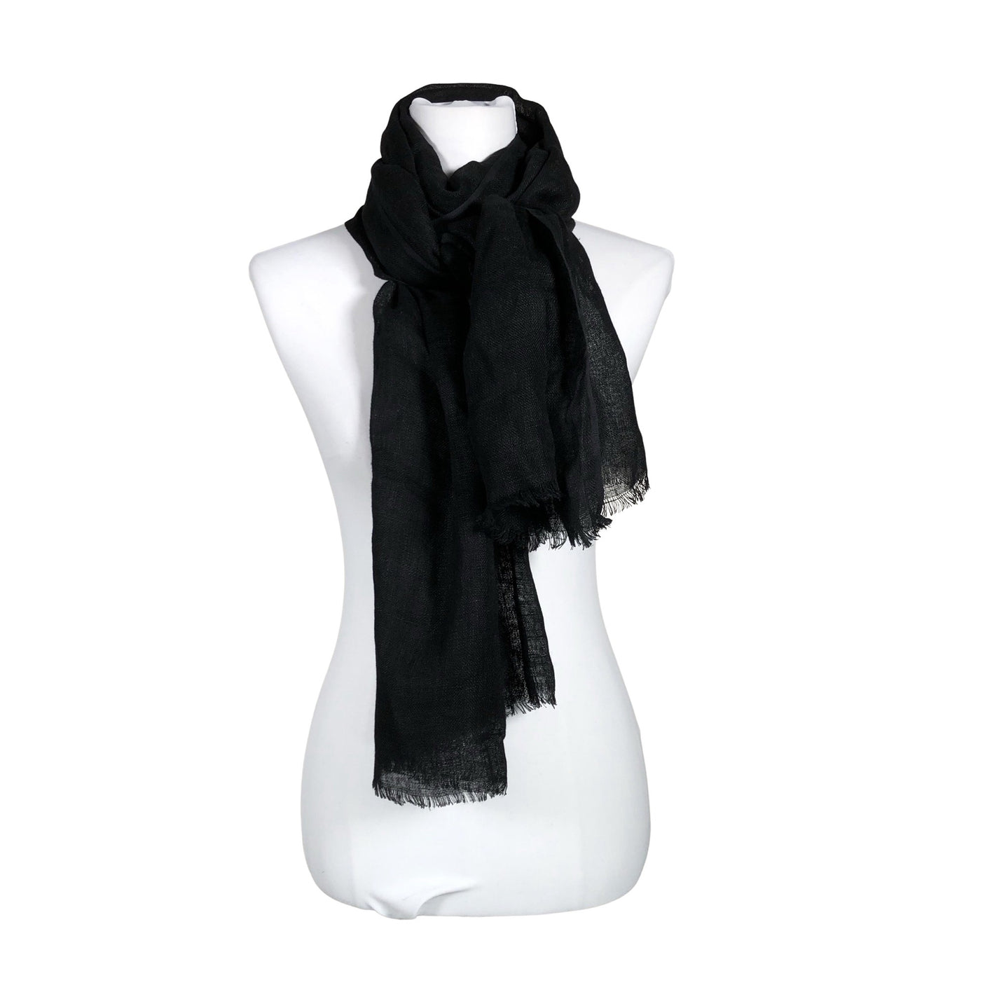 Unisex A+more - Õhuke sall, suurus One size - Must (1)