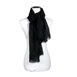 Unisex A+more - Õhuke sall, suurus One size - Must (1)