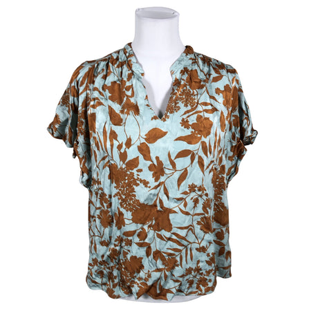 Unisex Mos Mosh - Lühikeste käistega pluus, suurus 40 - Helesinine ()