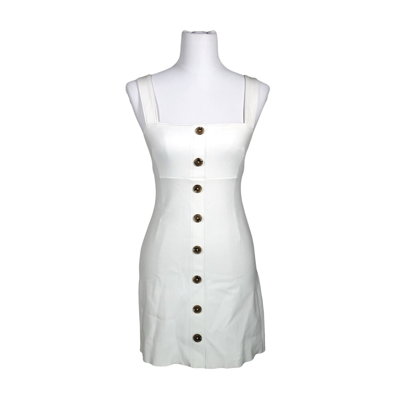 Unisex Urban Outfitters - Trikotaažist kleit, suurus 36 - Valge (1)