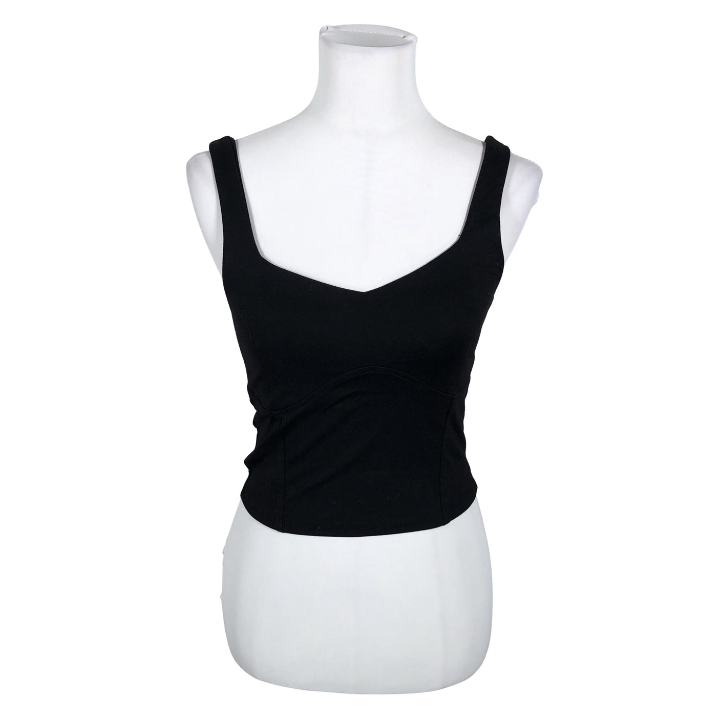 Unisex Abercrombie&Fitch - Trikotaažist topp, suurus 34 - Must (1)