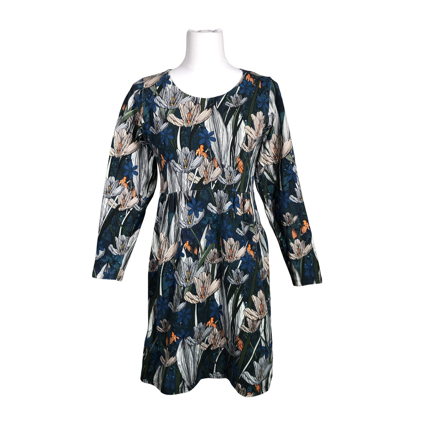 Unisex Lumoan - Dressikangast kleit, suurus 38 - Sinine (1)