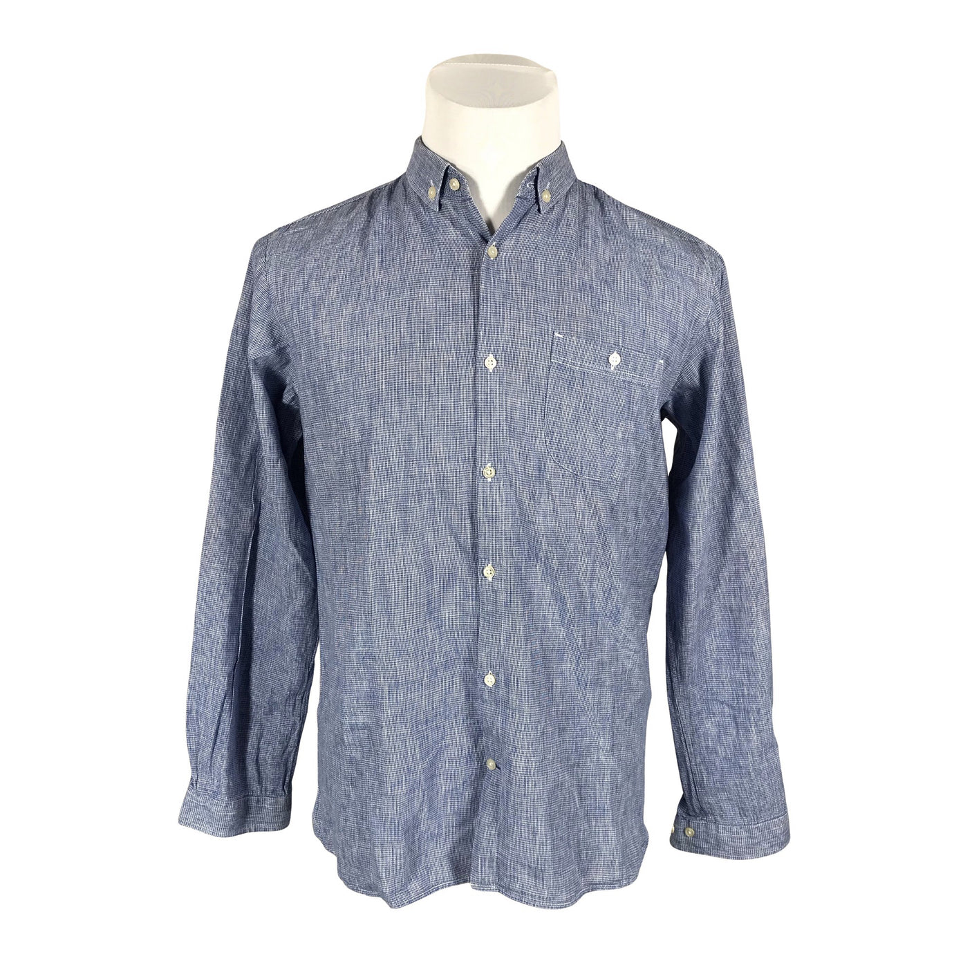 Unisex Knowledge Cotton Apparel - Triiksärk, suurus L - Sinine (1)