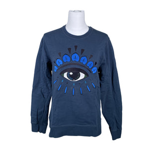 Unisex Kenzo - Dressikangast pluus, suurus 40 - Sinine (1)
