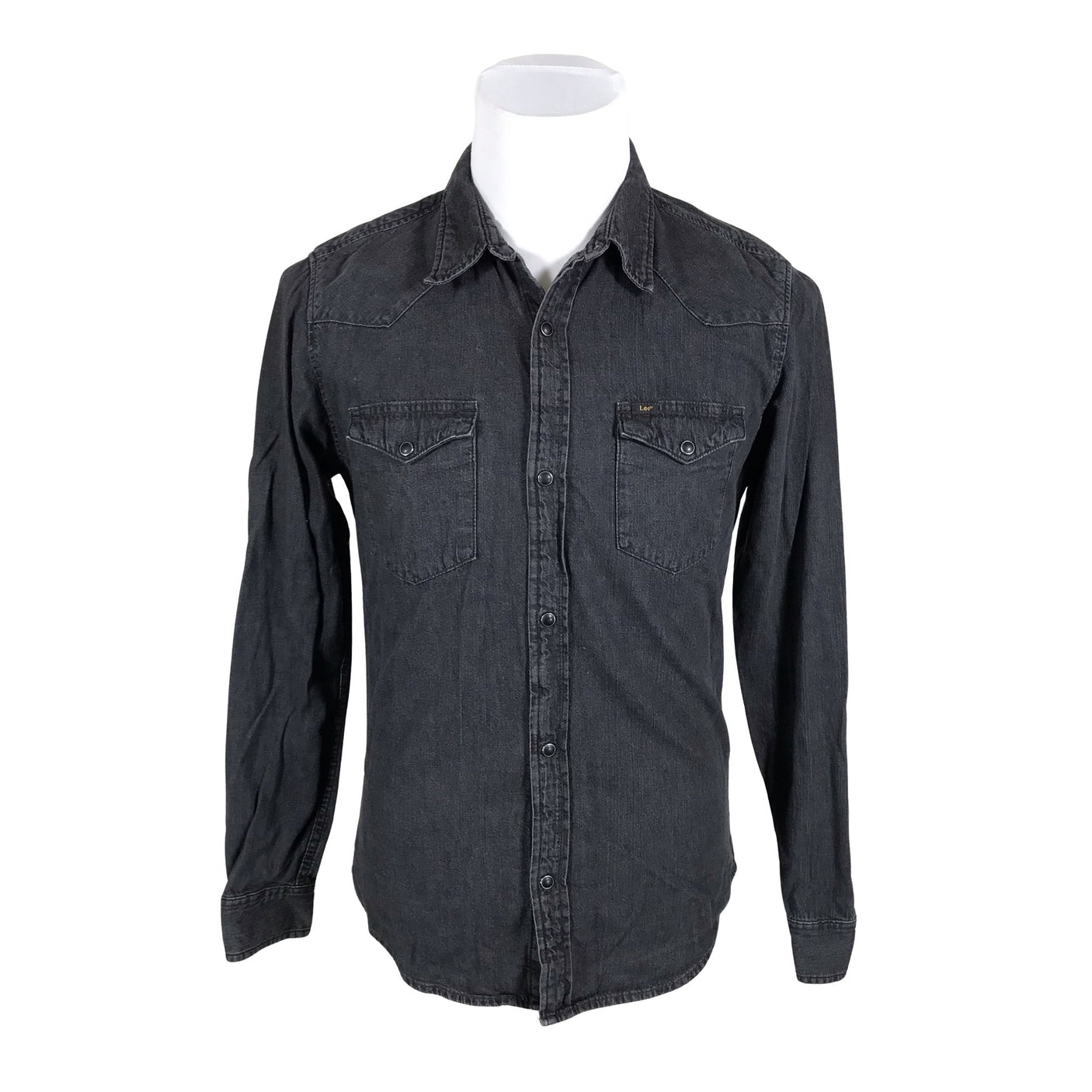 Unisex Lee - Teksasärk, suurus M - Hall (1)