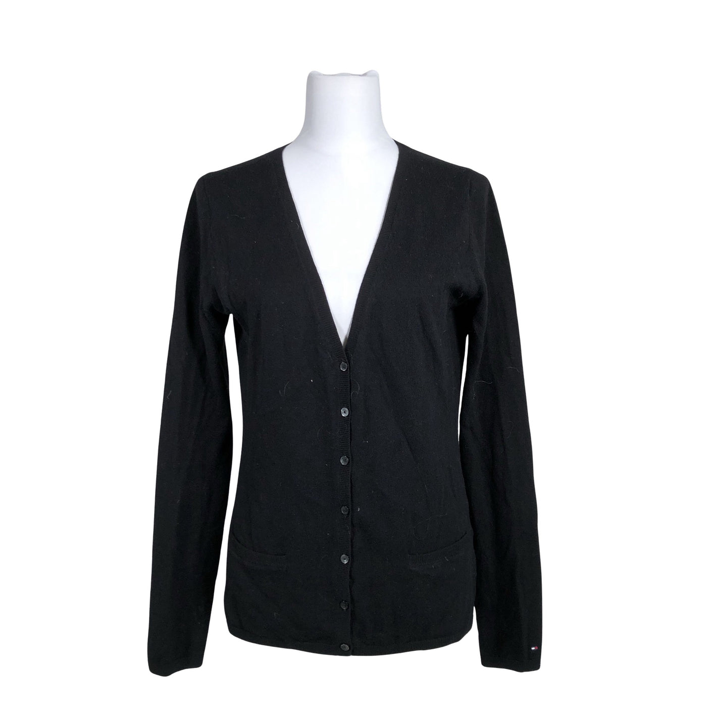 Unisex Tommy Hilfiger - Kardigan, suurus 38 - Must (1)