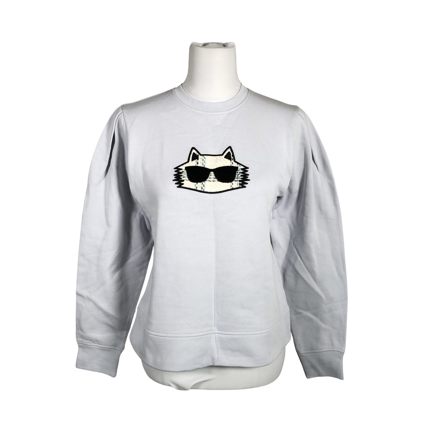 Unisex Karl Lagerfeld - Dressikangast pluus, suurus 36 - Helesinine (1)